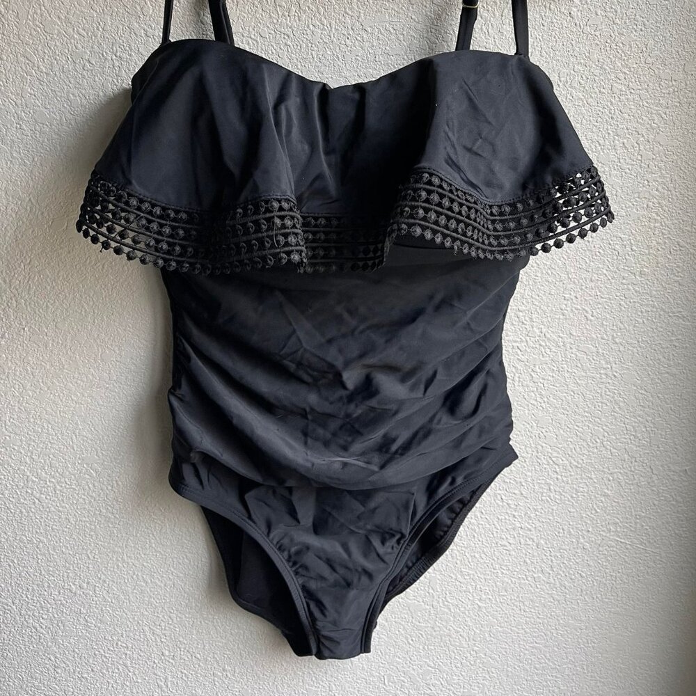 Black One Piece Swimsuit